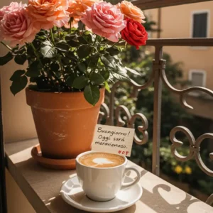 Buongiorno whatsapp! Oggi sarà meraviglioso.