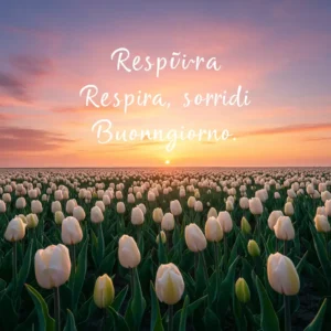 Respira, sorridi, Buongiorno