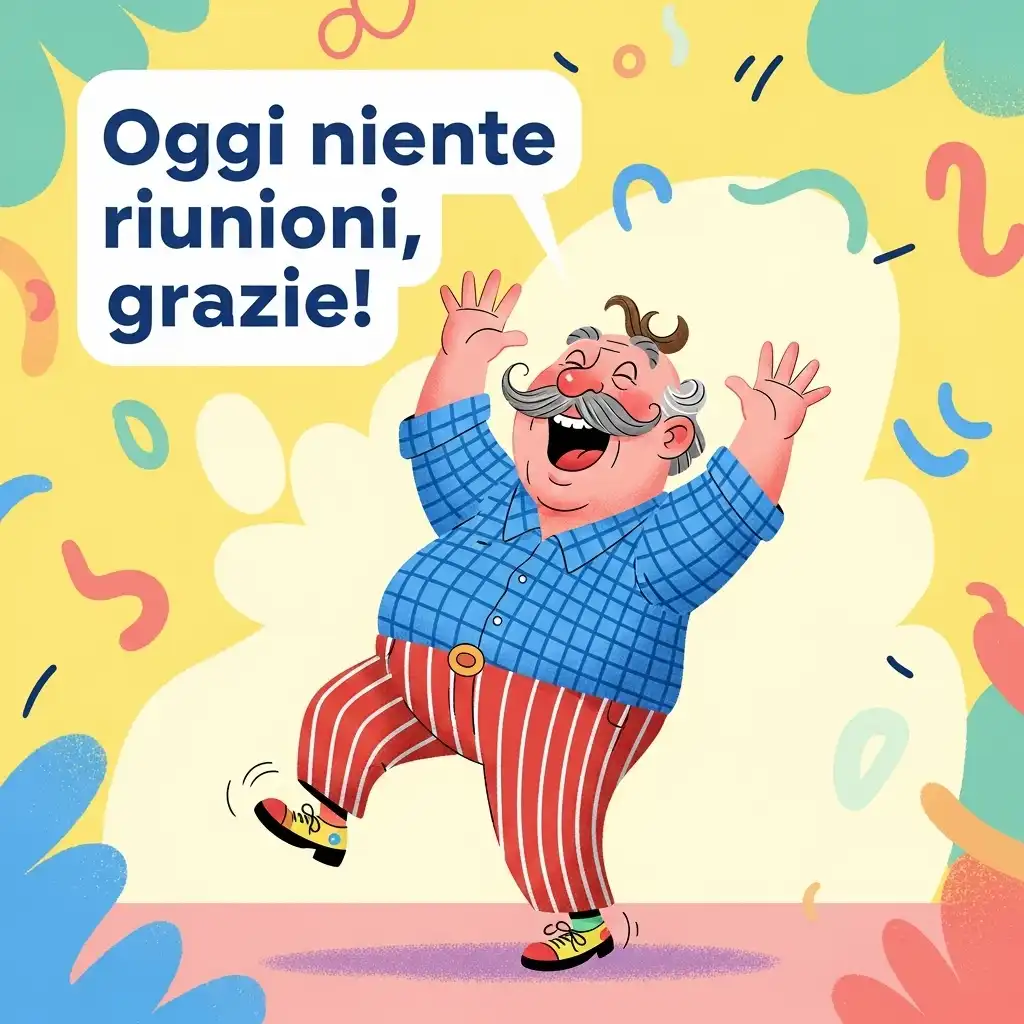 Oggi niente riunioni, grazie